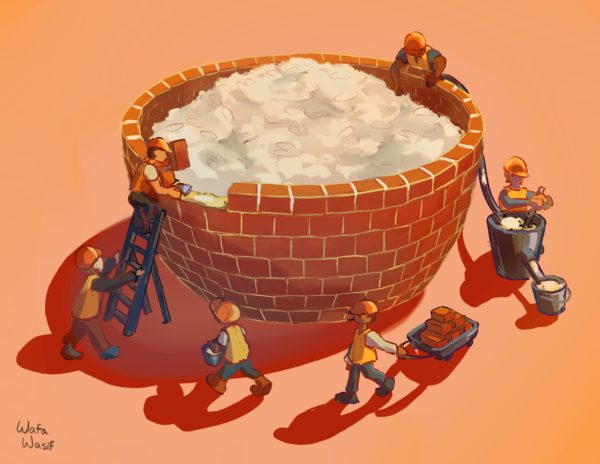 Illustration by Wafa Wasif